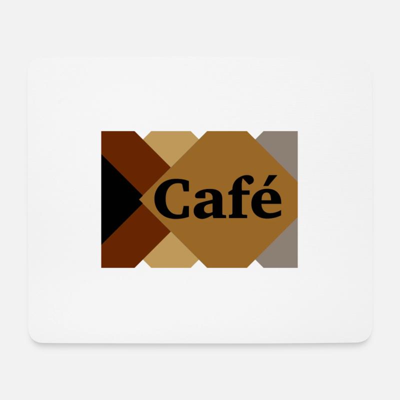 CAF - Mousepad (Querformat) - Weiß