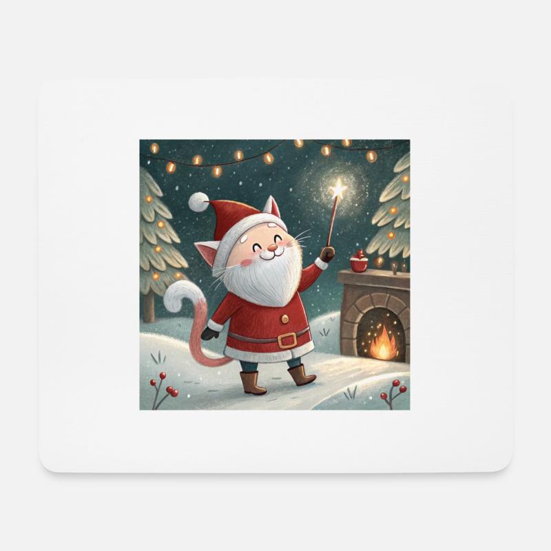 Krallen des Weihnachtsmanns - Mousepad (Querformat) - Weiß