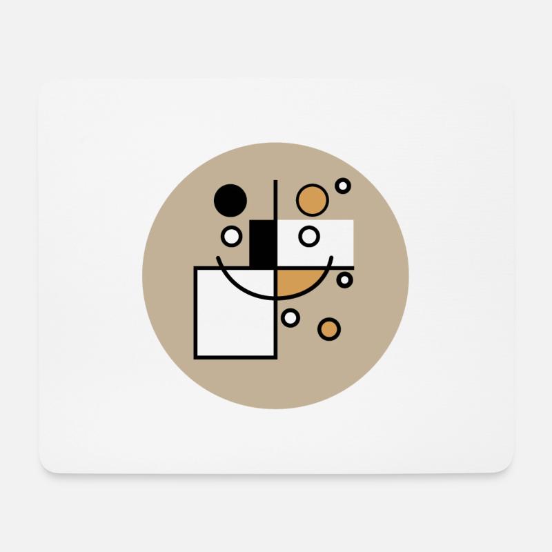 Design "Just Vibes" - Mousepad (Querformat) - Weiß