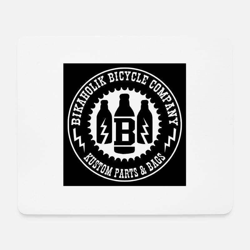 Round Logo - Mousepad (Querformat) - Weiß