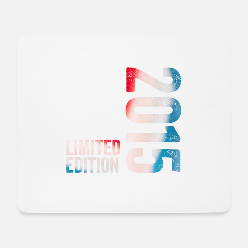 2015 Limited Edition Geburtstagsgeschenk 2015 - Mousepad (Querformat) - Weiß