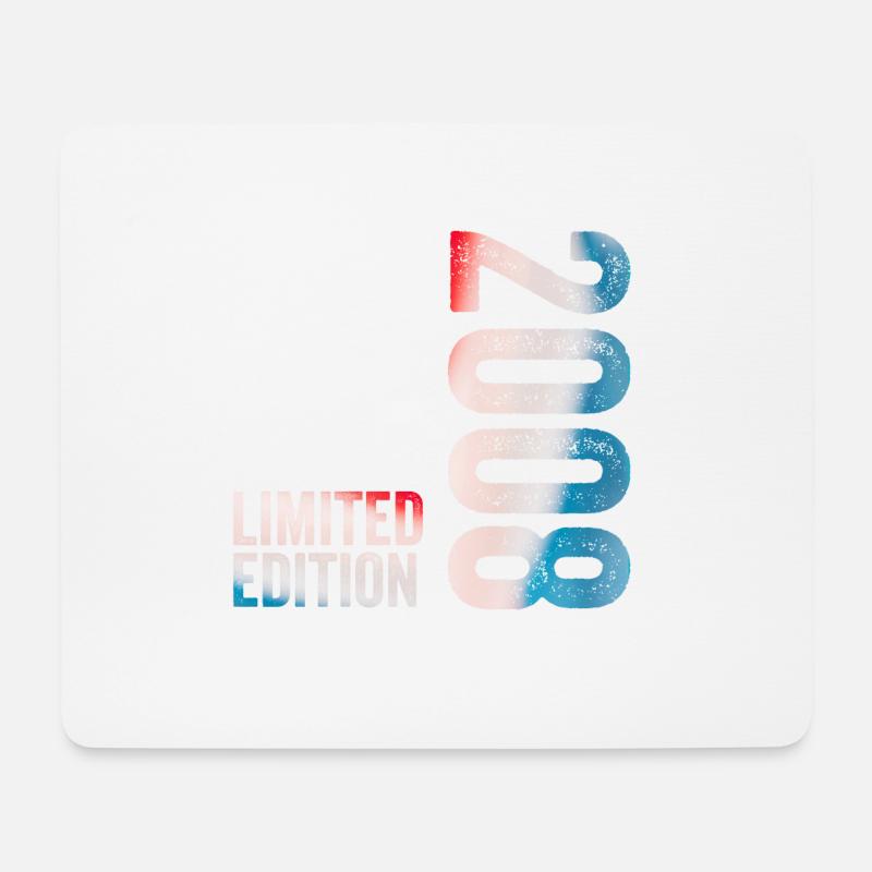 2008 Limited Edition Geburtstagsgeschenk 2008 - Mousepad (Querformat) - Weiß