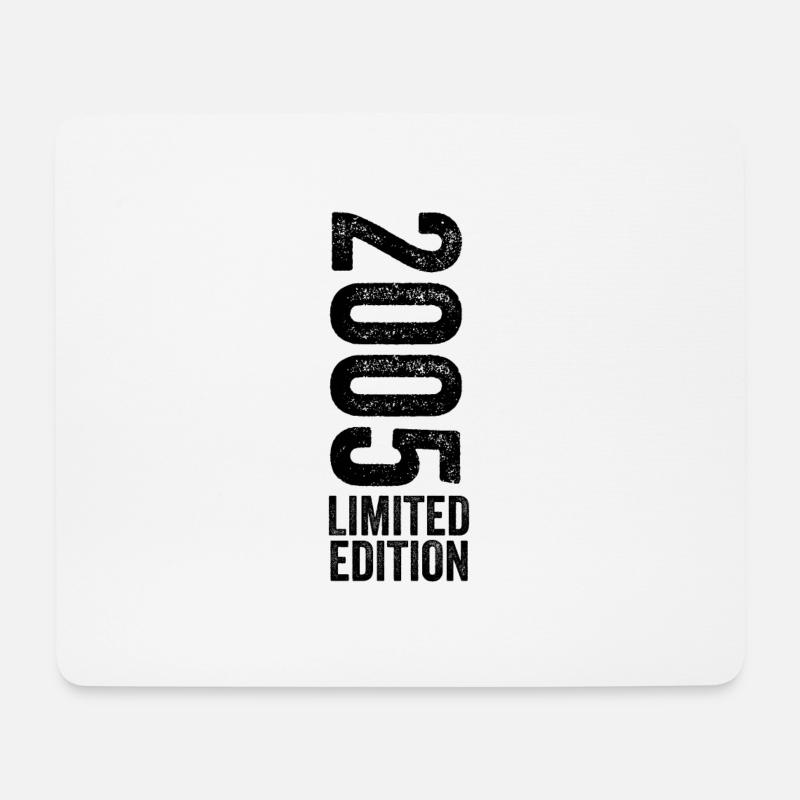 2005 - Limited Edition 2005 Geburtstag - Mousepad (Querformat) - Weiß