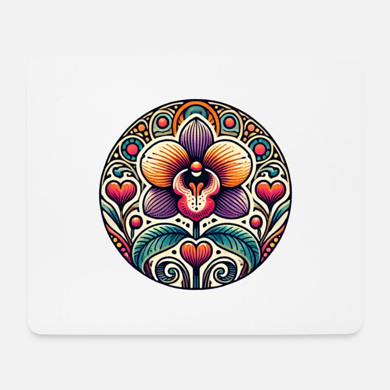 Orchid - Mouse Pad (horizontal) - white
