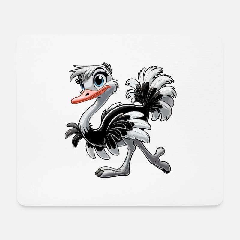 Strauß - Mousepad (Querformat) - Weiß