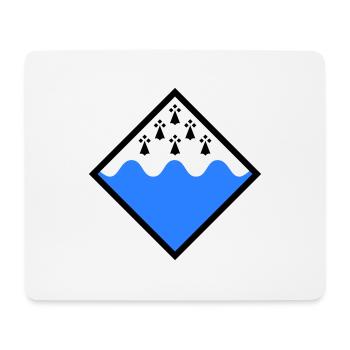 Morbihan - Mouse Pad (horizontal) - white - Front