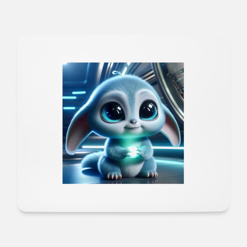 alien - Mouse Pad (horizontal) - white