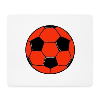 Football - Tapis de souris (format paysage) - blanc - Devant