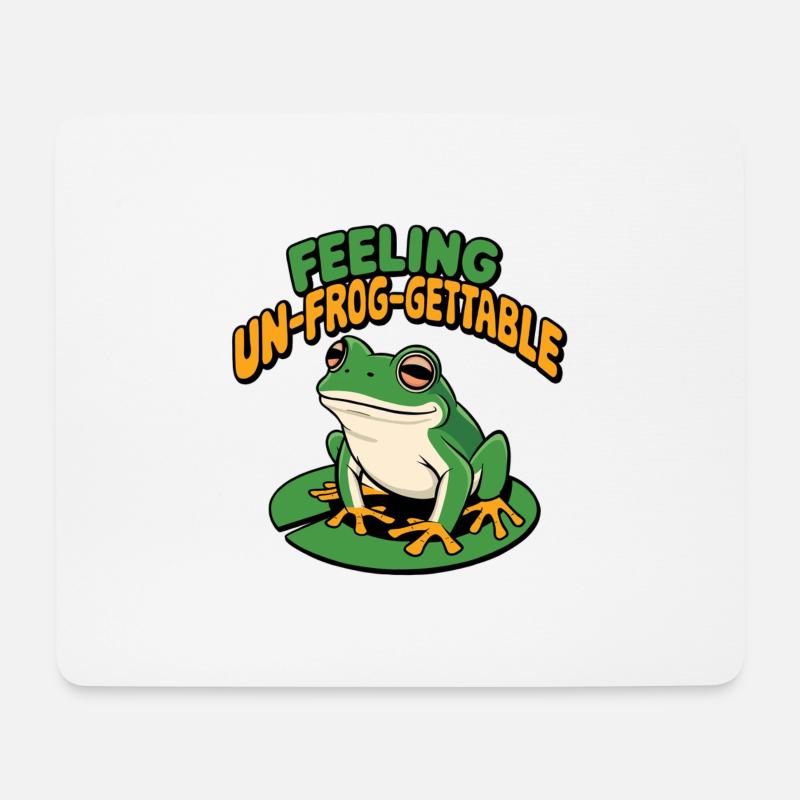 Unfroggettable - Mouse Pad (horizontal) - white