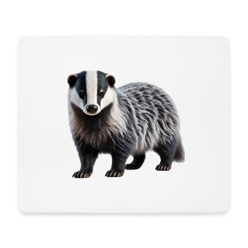 Dachs - Mousepad (Querformat) - Weiß - Vorne