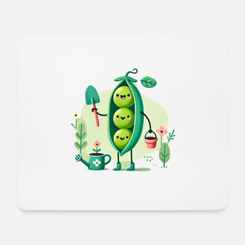 polka dots - Mouse Pad (horizontal) - white