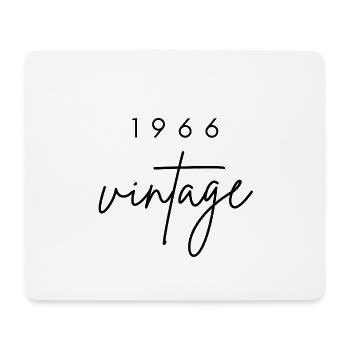 Vintage 1966 Birthday - Mouse Pad (horizontal) - white - Front
