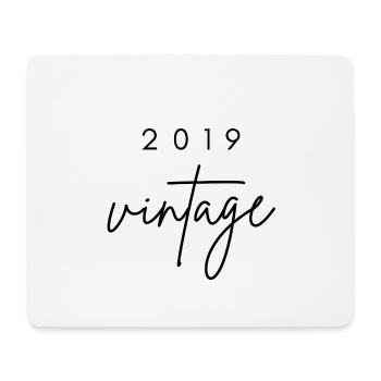 Vintage 2019 Anniversary - Mouse Pad (horizontal) - white - Front