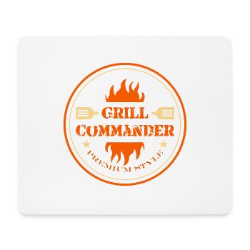 Grill Commander - Mousepad (Querformat) - Weiß - Vorne