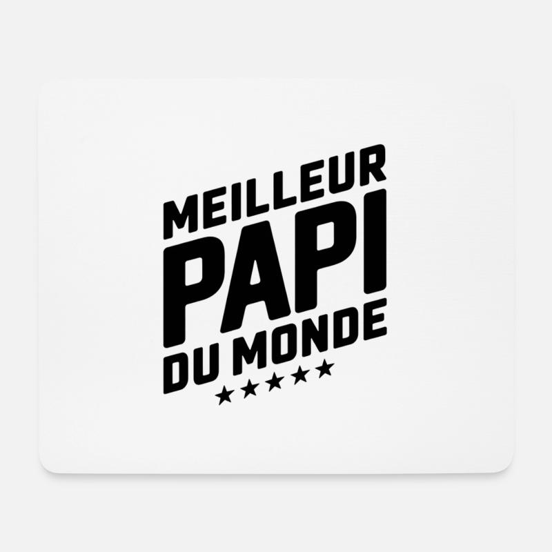 Der beste Opa der Welt - Mousepad (Querformat) - Weiß