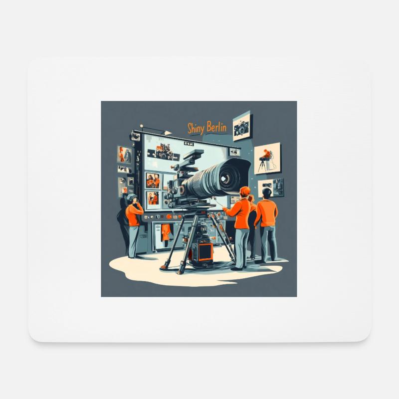 The camera studio - Mousepad (Querformat) - Weiß