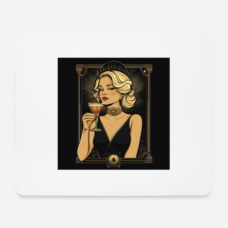 GTA girl - Mousepad (Querformat) - Weiß