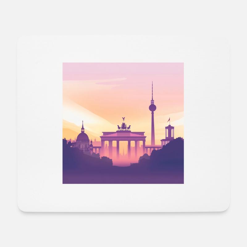 Berlin - Mousepad (Querformat) - Weiß