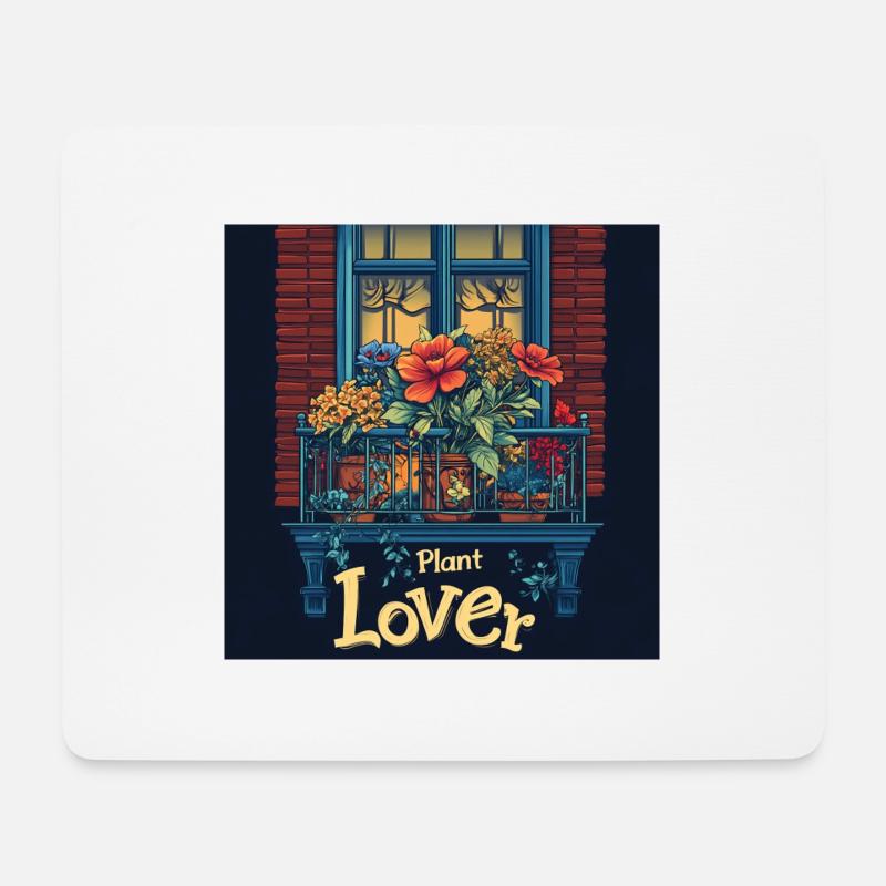 Plant lover - Mouse Pad (horizontal) - white