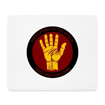 Shoplifters unite! - Mouse Pad (horizontal) - white - Front