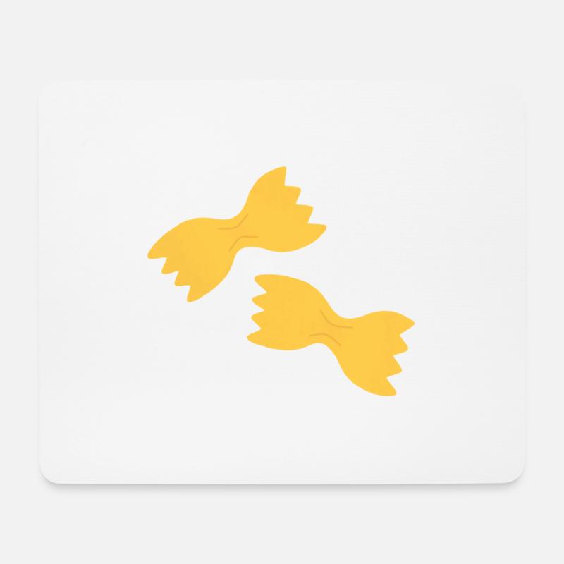 Farfalle Nudeln - Mousepad (Querformat) - Weiß