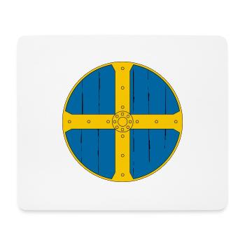 Wikinger - Mousepad (Querformat) - Weiß - Vorne