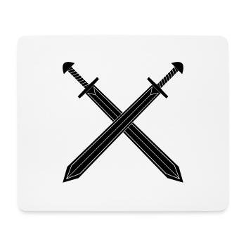 Sword - Mouse Pad (horizontal) - white - Front