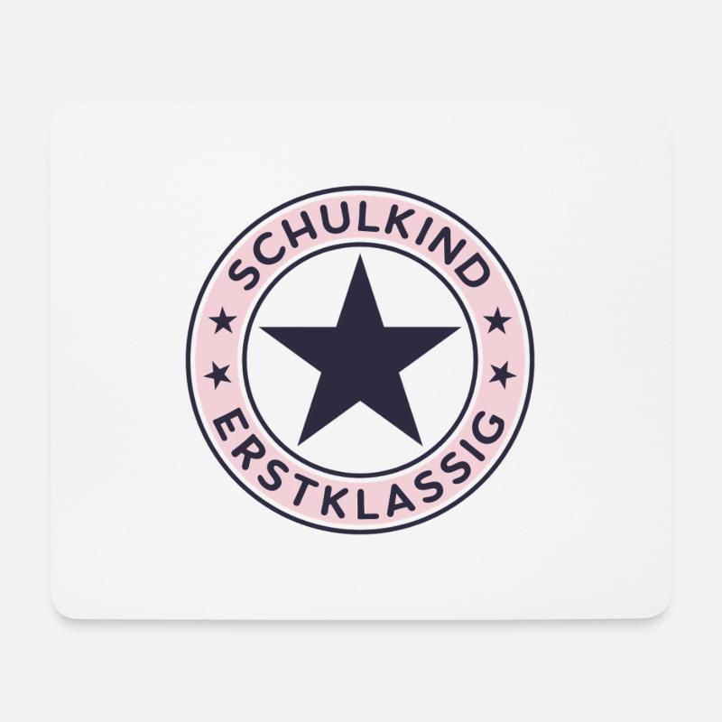 Schulkind 2026 Erstklassig Einschulung Schulanfang - Mousepad (Querformat) - Weiß
