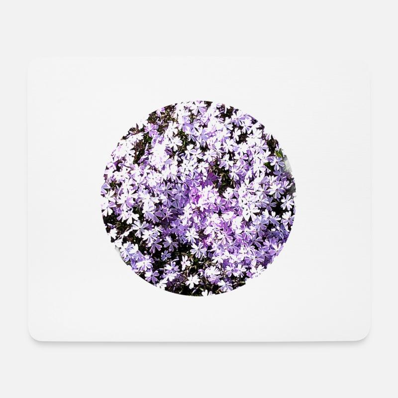 Blauteppich - Mousepad (Querformat) - Weiß