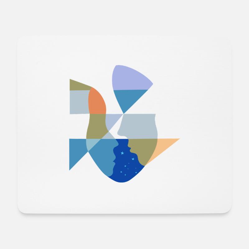 Celestial Connection - Mouse Pad (horizontal) - white