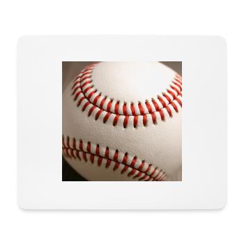 Baseball - Mouse Pad (horizontal) - white - Front