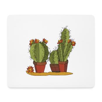 Blumen - Mousepad (Querformat) - Weiß - Vorne