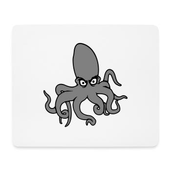 Octopus, octopus, octopus, cephalopod, evil eye - Mouse Pad (horizontal) - white - Front
