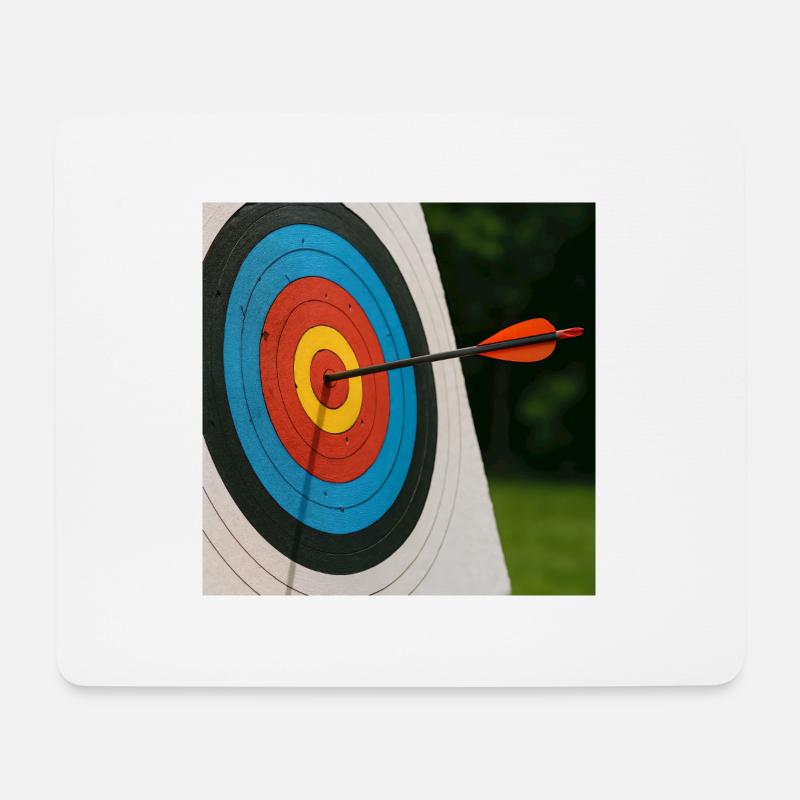 Sport - Bogenschießen - Mousepad (Querformat) - Weiß
