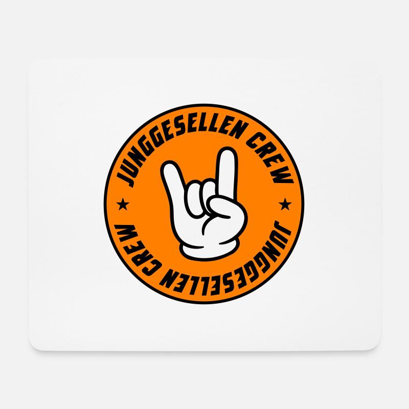 Junggesellen Crew Jga - Mousepad (Querformat) - Weiß