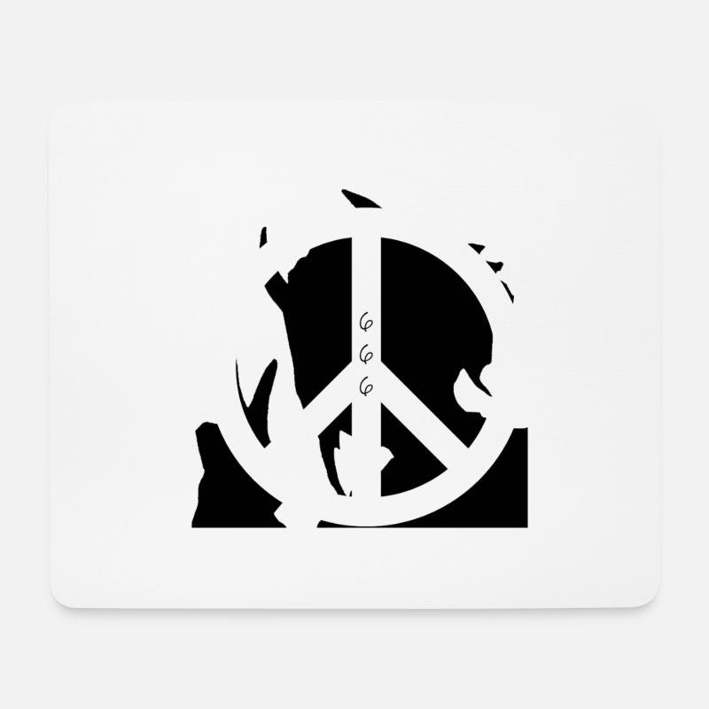 Alles Ruhe - Mousepad (Querformat) - Weiß