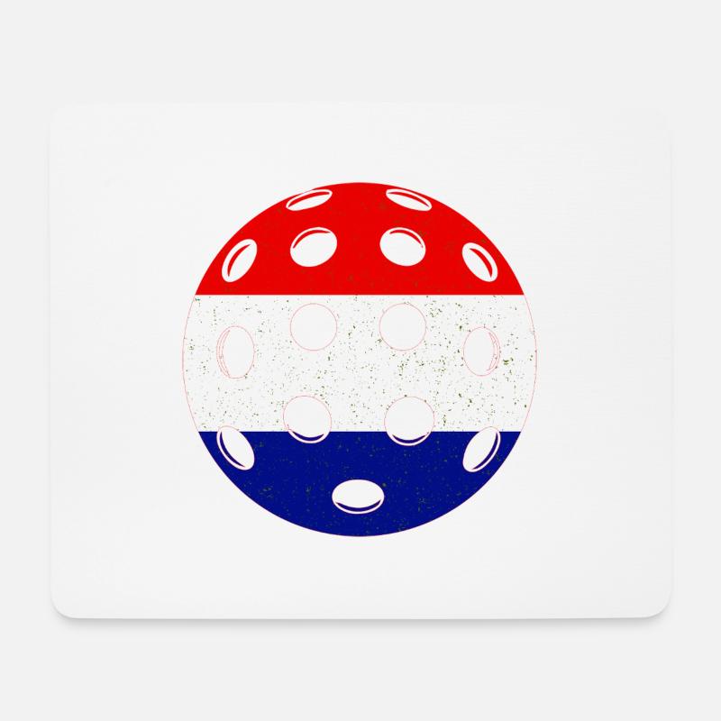 Pickleball Netherlands - Mouse Pad (horizontal) - white