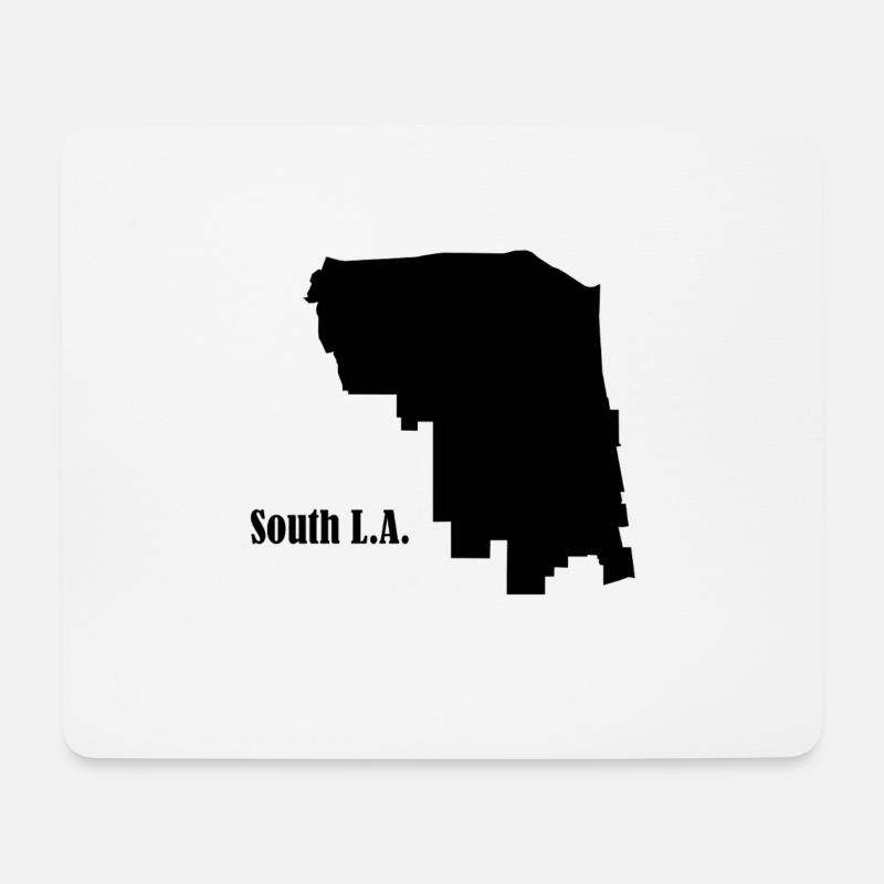 SOUTH L.A. Schwarz - Mousepad (Querformat) - Weiß