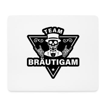 Team Groom Skeleton - Tapis de souris (format paysage) - blanc - Devant