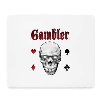 Spieler - Mousepad (Querformat) - Weiß - Vorne