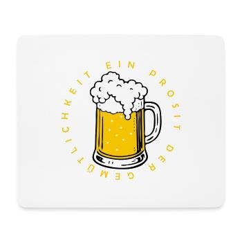 Ein Prosit der Gemütlichkeit - Mousepad (Querformat) - Weiß - Vorne