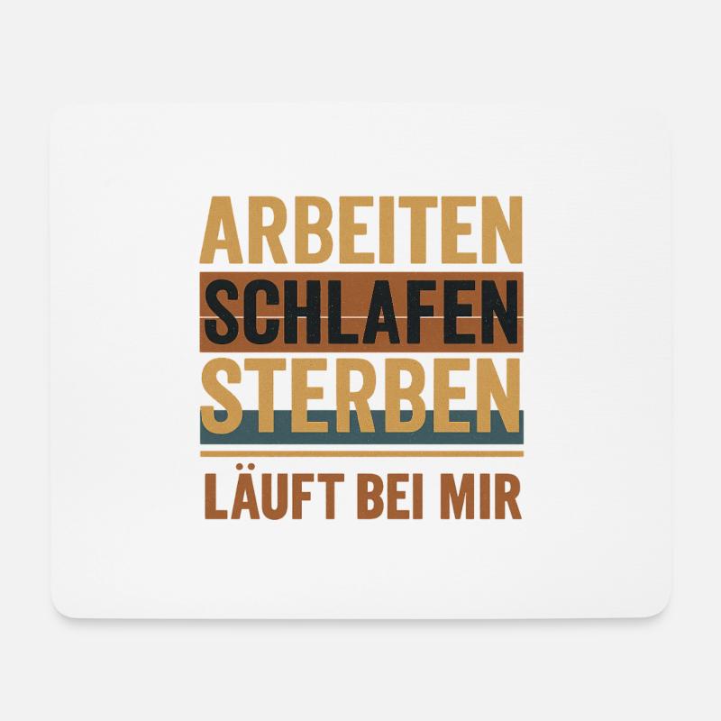 Work - Mouse Pad (horizontal) - white