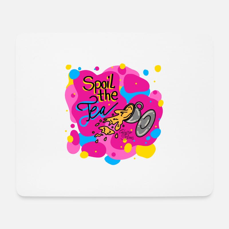Spoil the Tea - Calypso Blous - Mousepad (Querformat) - Weiß