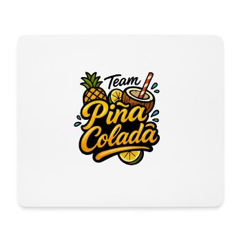 Team Pina Colada - Tapis de souris (format paysage) - blanc - Devant