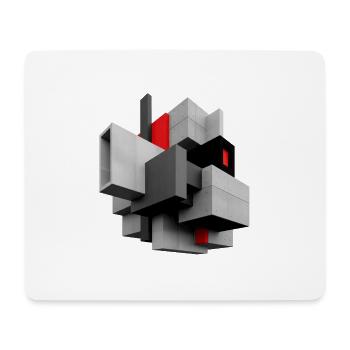 Cube - Mousepad (Querformat) - Weiß - Vorne