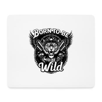 Sauvage - Tapis de souris (format paysage) - blanc - Devant