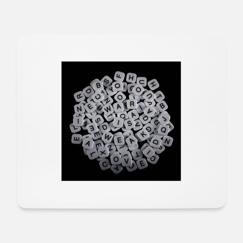War is weak - Mouse Pad (horizontal) - white