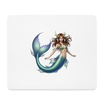 Nymphe de mer à nageoire écailleuse - Tapis de souris (format paysage) - blanc - Devant