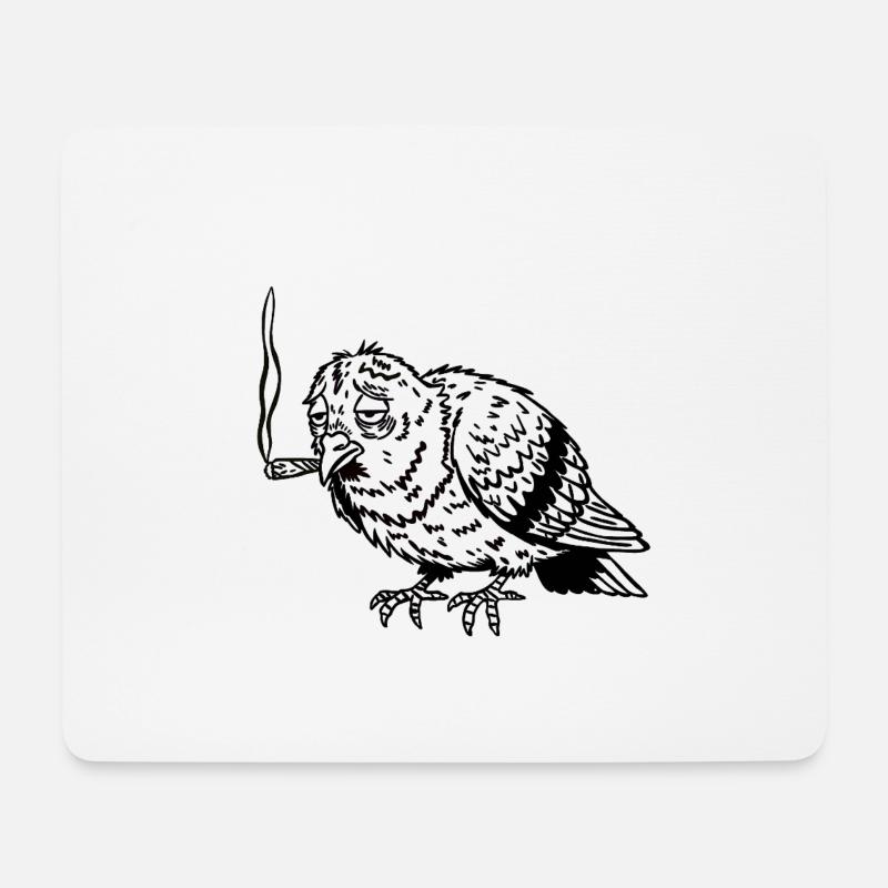 Der Frühe kann mich mal… - Mousepad (Querformat) - Weiß