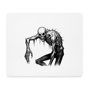Nightmare Spooky Skeleton Masquerade - Mouse Pad (horizontal) - white - Front